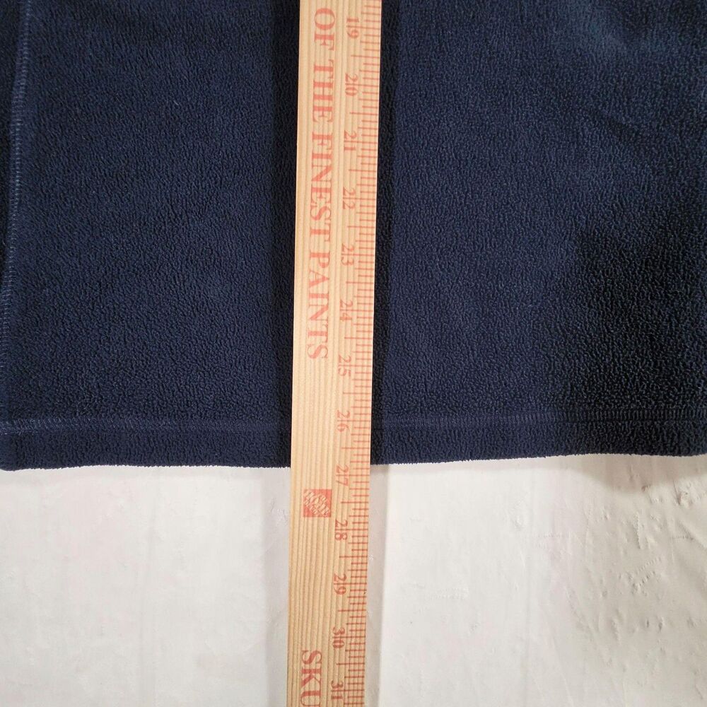 Vineyard Vines Fleece Pullover Women's XL Blue 1/4 Zip Mock Neck Sweater Casual - Picture 5 of 10